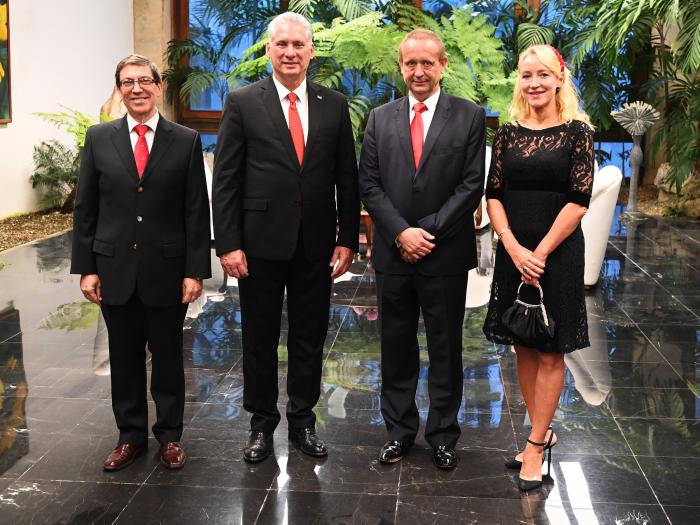 Recibió Díaz-Canel las Cartas Credenciales de nuevos embajadores