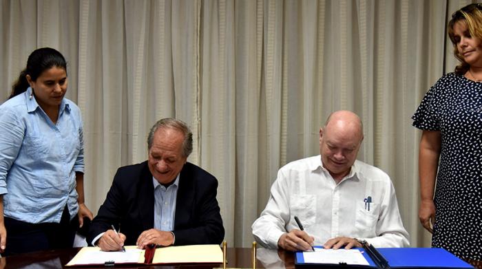 La Aladi y el Mincex firmaron una carta de compromiso que apoya la celebración en esta capital de la X Edición de la Macrorrueda de Negocios Multisectorial Expo Aladi 2023, del 2 al 4 de octubre próximo.