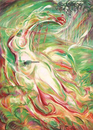 El héroe criollo, obra de Carlos Enríquez