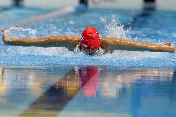 Dainé Pedré ha sido la reina de la delegación cubana en esta cita. foto: Roberto Morejón 	