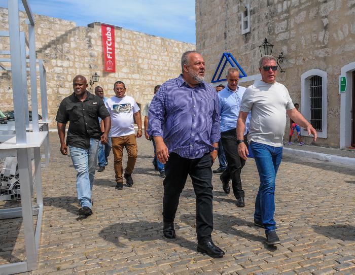 Recorrido del Primer Ministro de Cuba Manuel Marrero Cruz