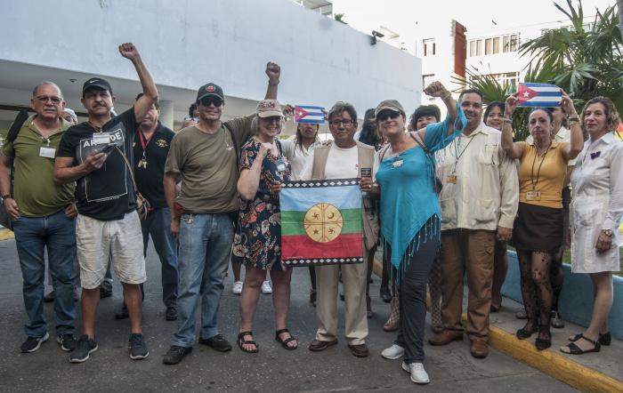 Trabajadores del mundo repudiaron las acciones del imperialismo contra Cuba. Foto: Dunia Alvárez Palacios