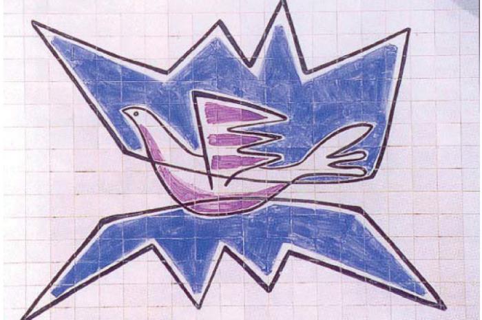 Obra Paloma, 1957, de Marta Arjona.