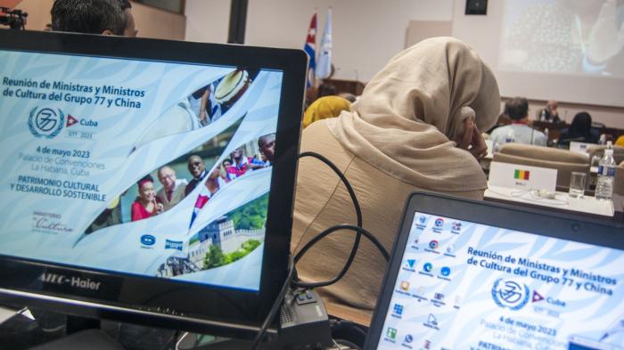 La cultura es el alma de la civilización humana, una idea ampliamente defendida en la reunión. foto: Dunia Álvarez Palacios
