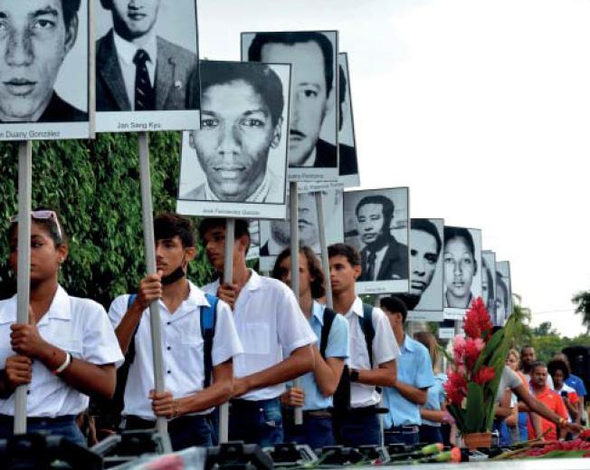 Posada Carriles fue el responsable del atentado en pleno vuelo a un avión de Cubana,
que costó la vida de 73 personas. FOTO: RICARDO LÓPEZ HEVIA