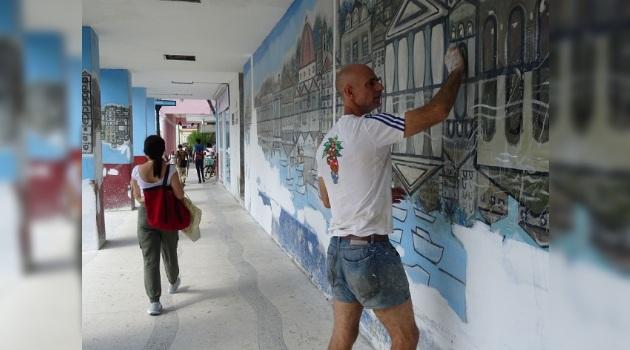 pintura mural Cienfuegos
