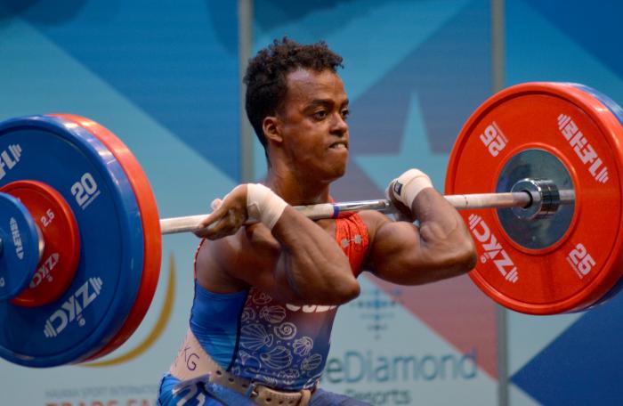 Gran Prix de Pesas La Habana 2023. Osmel Argote Castillo 55KG. Oro para Cuba