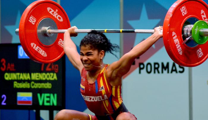 La venezolana Rosielis Quintana dominó en los 45 kg. foto: ricardo López Hevia