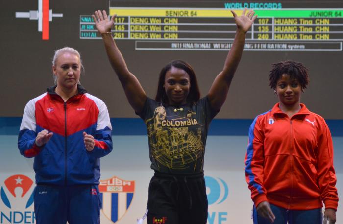 Grand Prix Pesas La Habana.Yenny Alvarez Caicedo Colombia