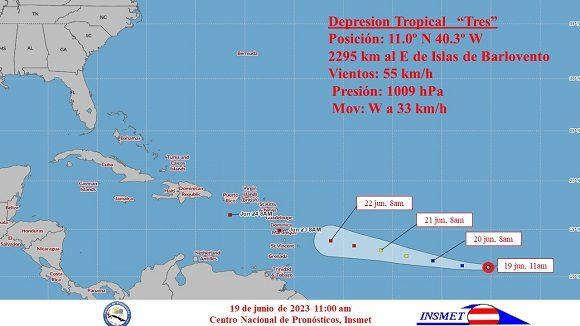 depresión tropical