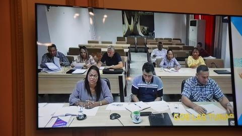 reunión con presidentes de las asambleas municipales del Poder Popular