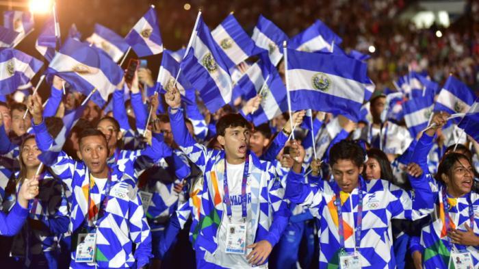 Los atletas salvadoreños dignos anfitriones en esta justa. 