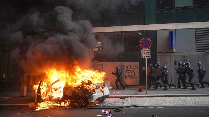 Disturbios en Francia