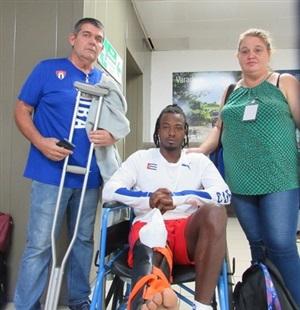 Maykel Massó regresó a Cuba para ser operado