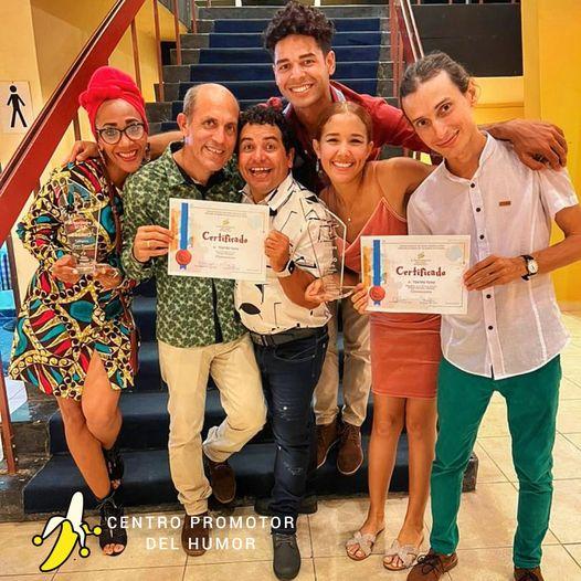 Gran Premio Aquelarre 2023 para Teatro Tuyo por el espectáculo Clowncierto. Foto Tomada del perfil en Facebook del Centro Promotor del Humor. 