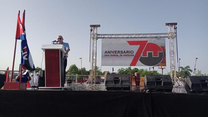 Acto por el Día de la Rebeldía Nacional