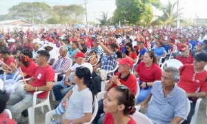 Activa y masiva presencia en el acto por el 26 de Julio en el municipio avileño de Ciro Redondo