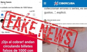 Fake news billetes falsos