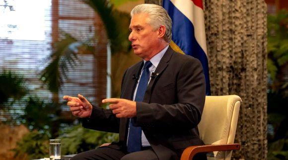 Díaz Canel concedió entrevista a diario español Público