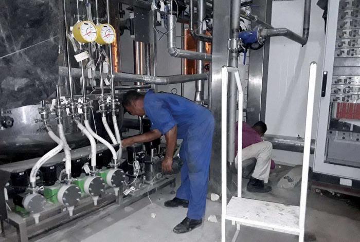 Planta de biofertilizantes de Palma Soriano, en la unidad empresarial de base Derivados Dos Ríos.