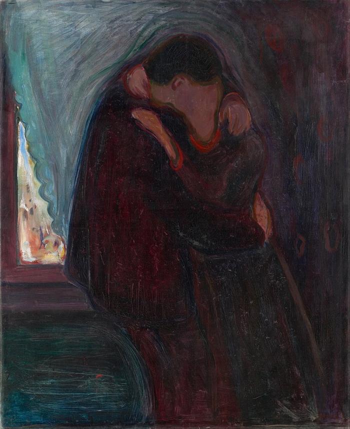Obra Beso, de Munch