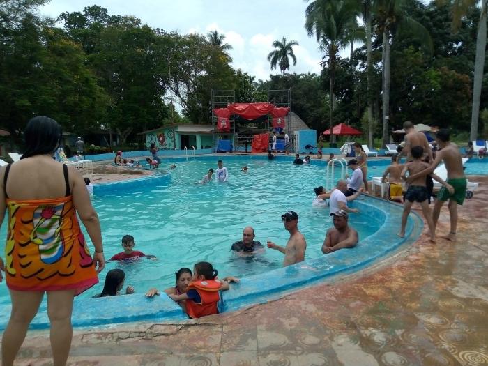 La piscina de La Rueda, la mayor atracción