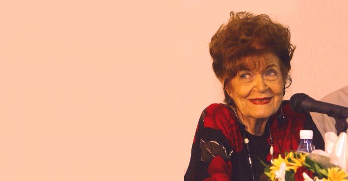 Carilda Oliver Labra, gloria de las letras hispanoamericanas. foto: Juvenal Balán	
