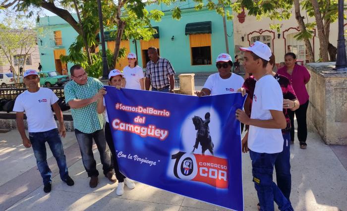 abanderados al Congreso CDR Camaguey