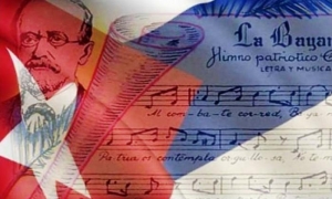 Partitura del Himno de Bayamo