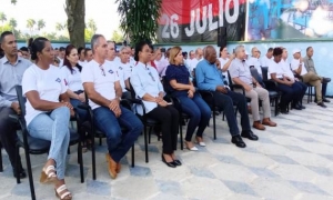 acto nacional por el Día del trabajador hidráulico