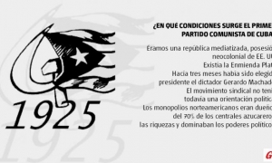 Fundación del primer Partido Comunista de Cuba hace 98 años