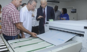 Visita al poligrafico Granma