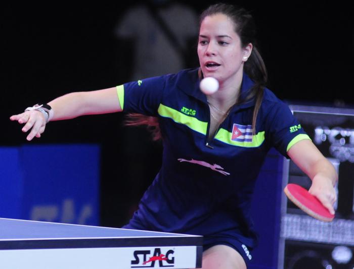 Daniela Fonseca en el Campeonato internacional de Tenis de Mesa 