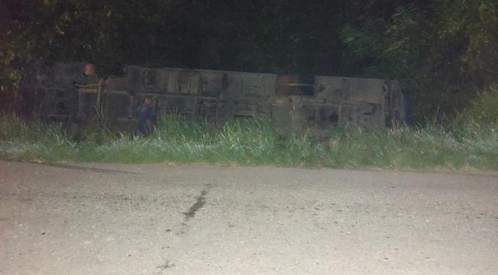 Accidente de ómnibus en la carretera de Campo Florido deja seis lesionados