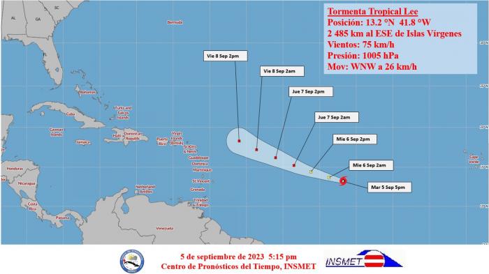 Tormenta tropical Lee