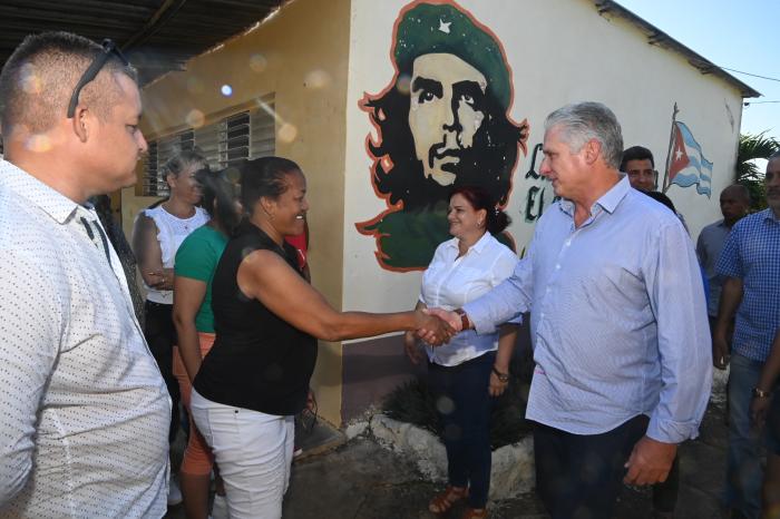 El dignatario habló sobre la motivación consistente en darle seguimiento «a toda la recuperación en Pinar del Río».