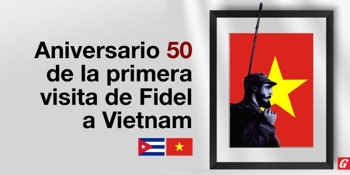 Aniversario 50 de la primera visita de Fidel Castro a Vietnam