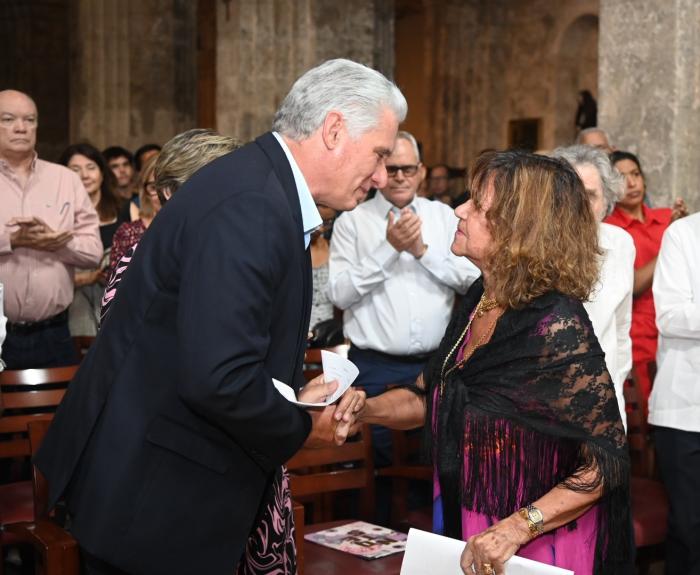 Basílica Menor del Convento San Francisco de Asís en La Habana, el concierto con motivo de los cincuenta años del golpe militar en Chile