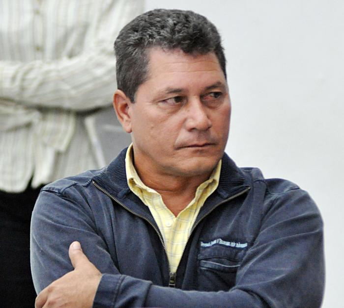 Emerio Medina (Cuba), parte del jurado del concurso literario Casa de las Américas, en la sede de la institución. La Habana, Cuba. (foto personal)
Foto: Yander Zamora 20/01/2014
Mrio0011