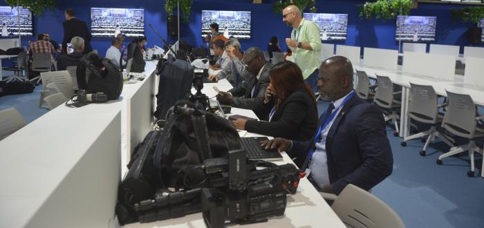 Sala de prensa G77 y China