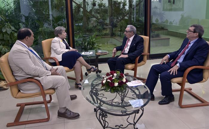 General de Ejército se reúne con la Canciller mexicana, Excma. Sra. Alicia Bárcena Ibarra