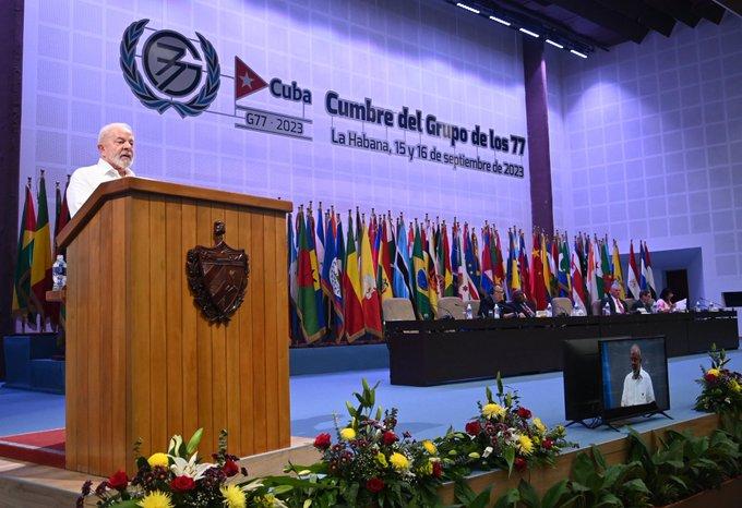 Lula en la Cumbre del G77 Y China