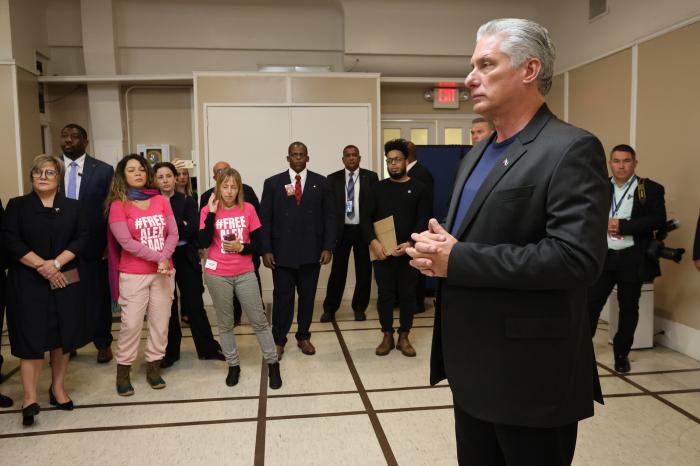 Diaz Canel en Nueva York