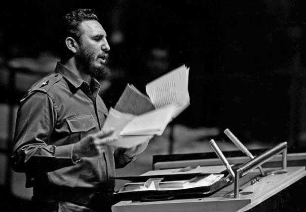 Fidel en Naciones Unidas