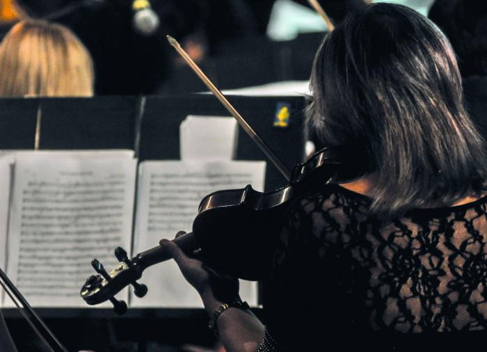 Orquesta Sinfónica Nacional durante la Gala Inagural Fórum Internacional de Música Cubadisco Primera Linea 2018, en la Sala Avellaneda del Teatro Nacional