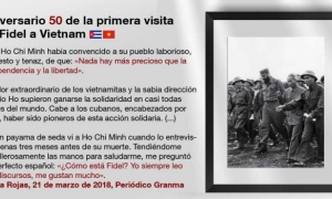Aniversario 50 de la visita de Fidel Castro a Vietnam