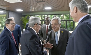 Raúl en la Cumbre del G77 y China