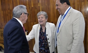 General de Ejército se reúne con la Canciller mexicana