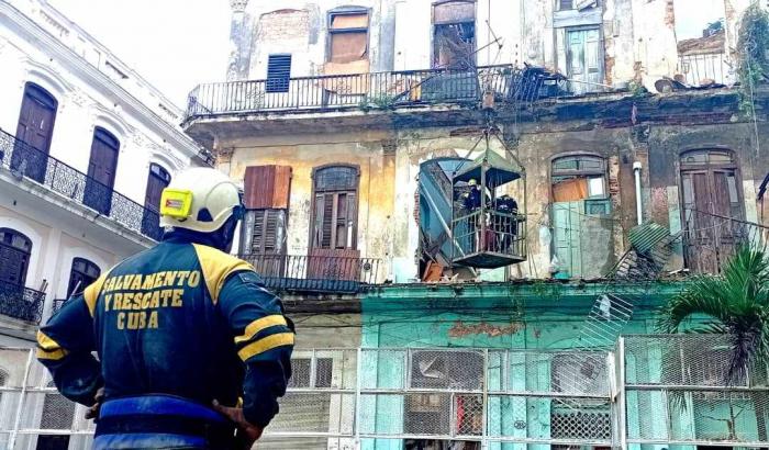 Derrumbe en la Habana