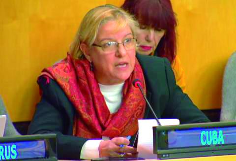 RECLAMA CUBA EN LA ONU UN FUTURO SIN MEDIDAS COERCITIVAS 